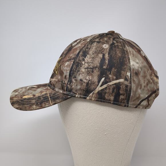 Cabela's Snapback Cap Multicolor One Size Adjustable Camouflage Vented Holes - Picture 3 of 9